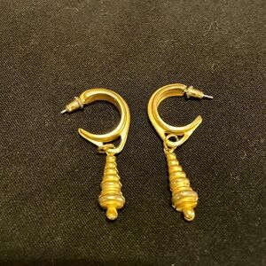 Vintage (80’s or early 90’s) gold earrings